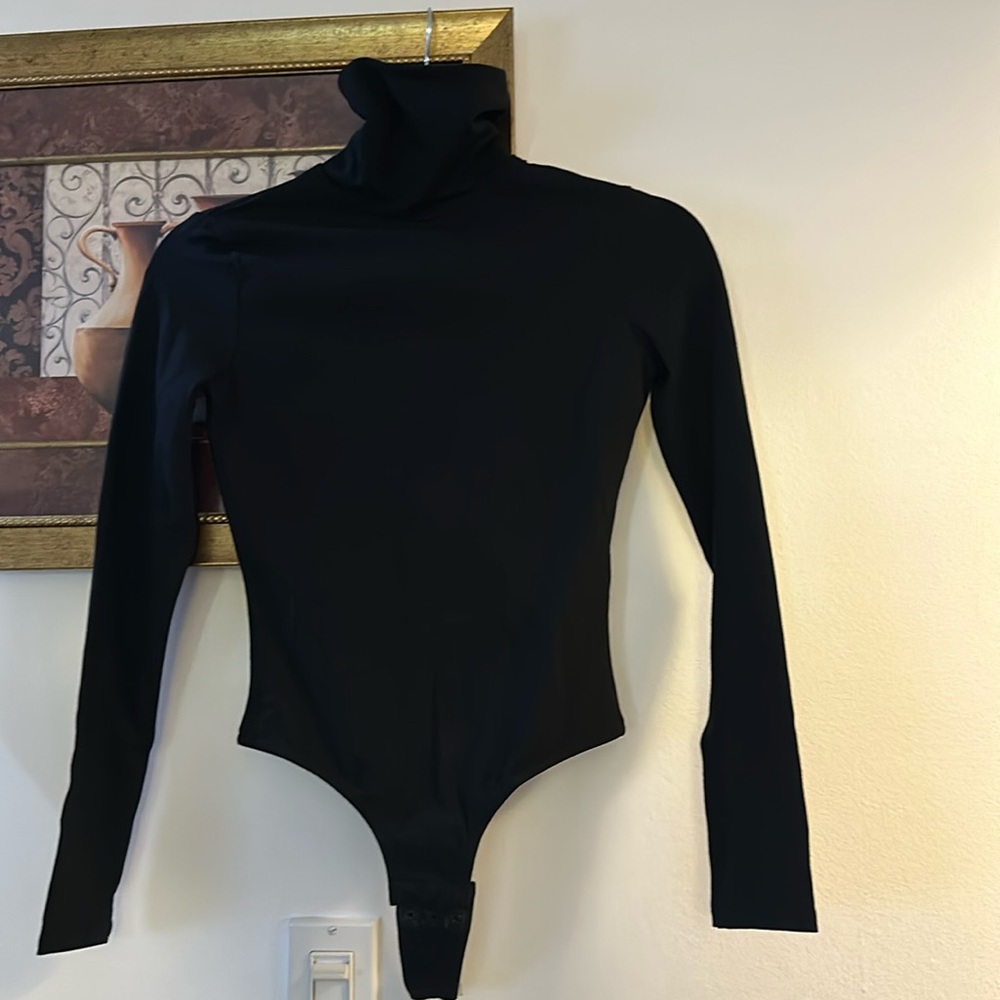 Turtleneck Thong Bodysuit